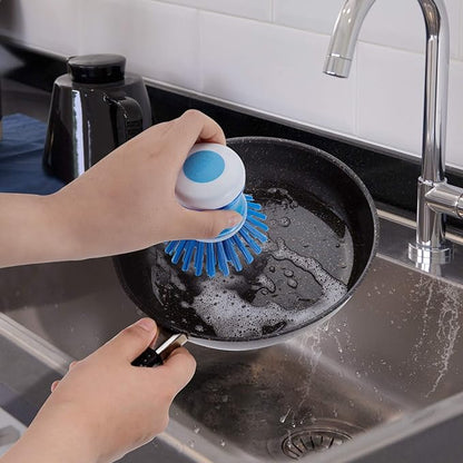 YeuDeuy Dish Brush with Soap Dispenser